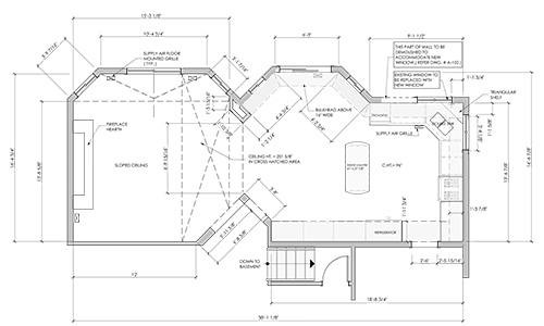 As-Built Drawings and floor plan
