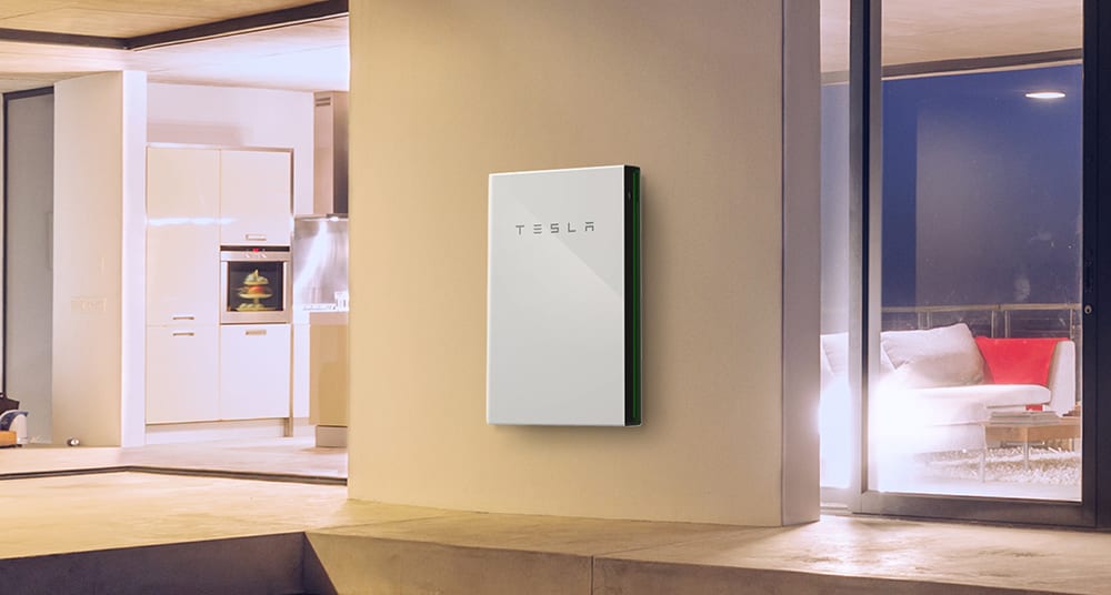 high-performance solutions wall featuring high-performance tesla battery technology