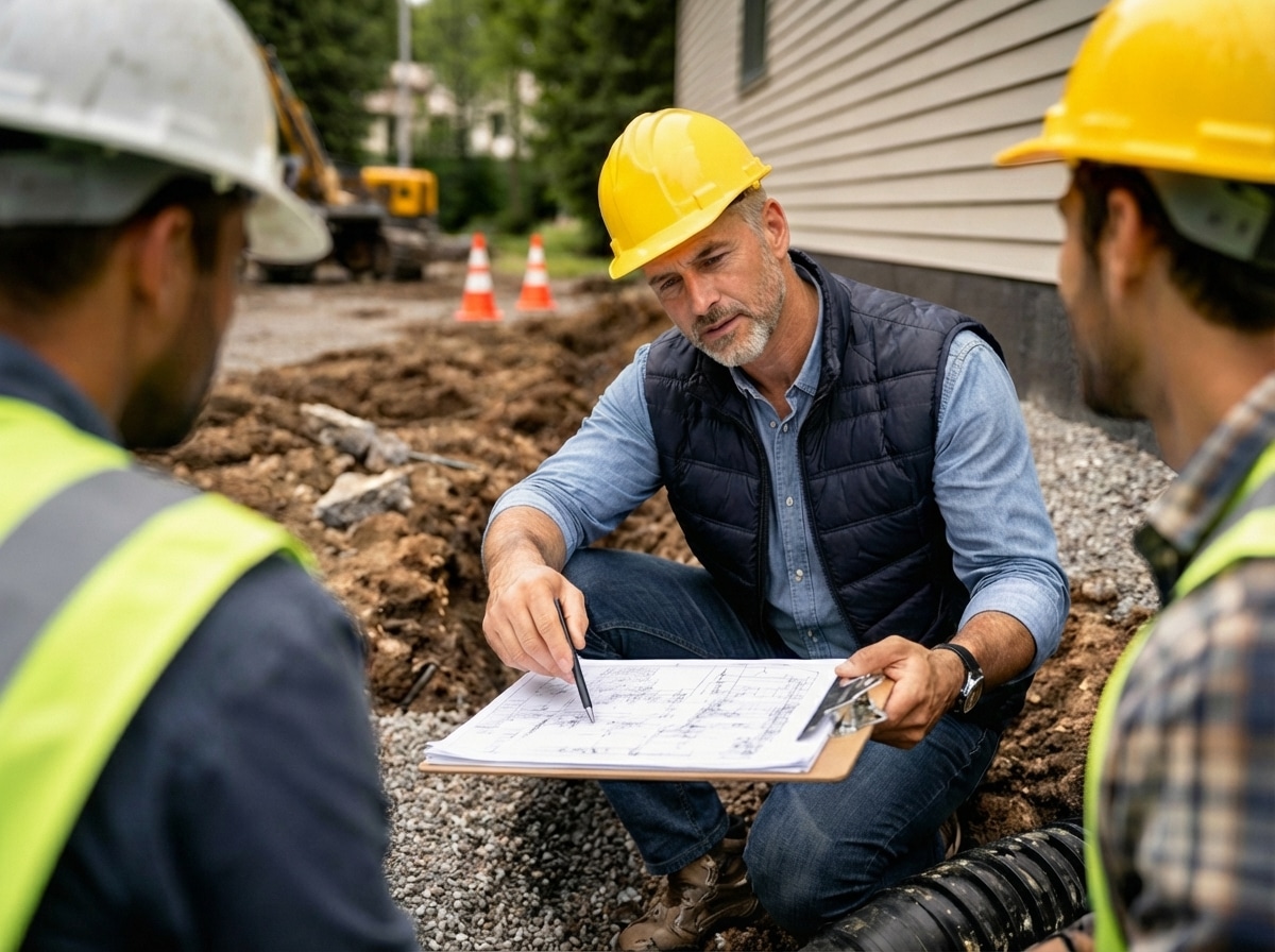 Site servicing constraints grading drainage and access issues that change feasibility