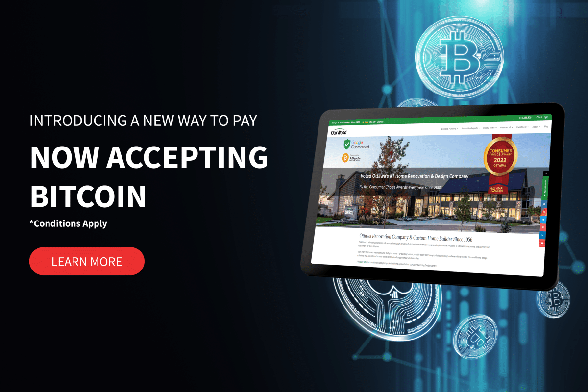 OakWood News | First Construction Company to Accept Bitcoin